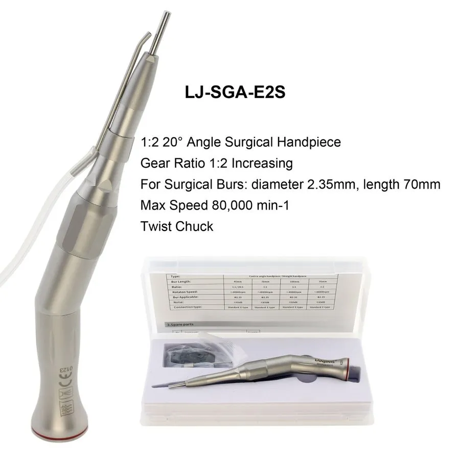 Стоматологический наконечник 1:2 Dental Handpiece Straight Surgical Attachment 2 — фото лота 1