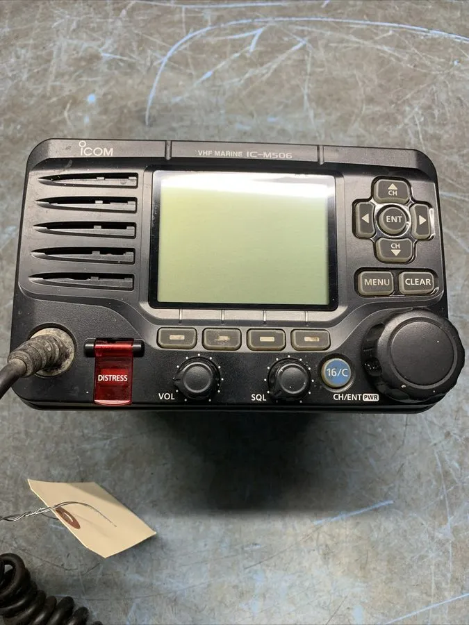 Радиостанция Icom IC-M506 VHF Radio Transceiver Rear Mic -Black