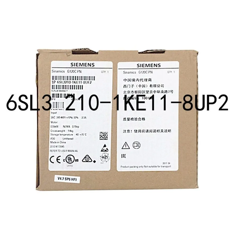 Привод Siemens 6SL3210-1KE11-8UP2 G120C RATED POWER 0,55KW