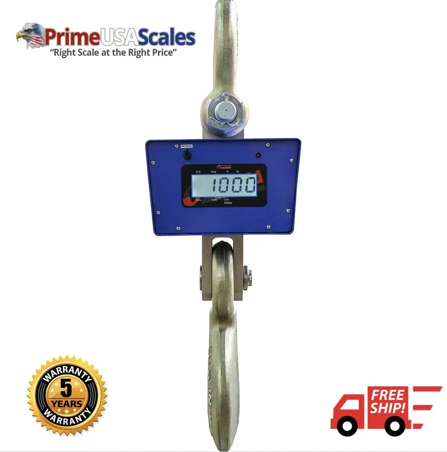 Весы Optima Scale OP-925-40000 Digital Heavy Duty Industrial Hanging LCD Crane S — фото лота 1