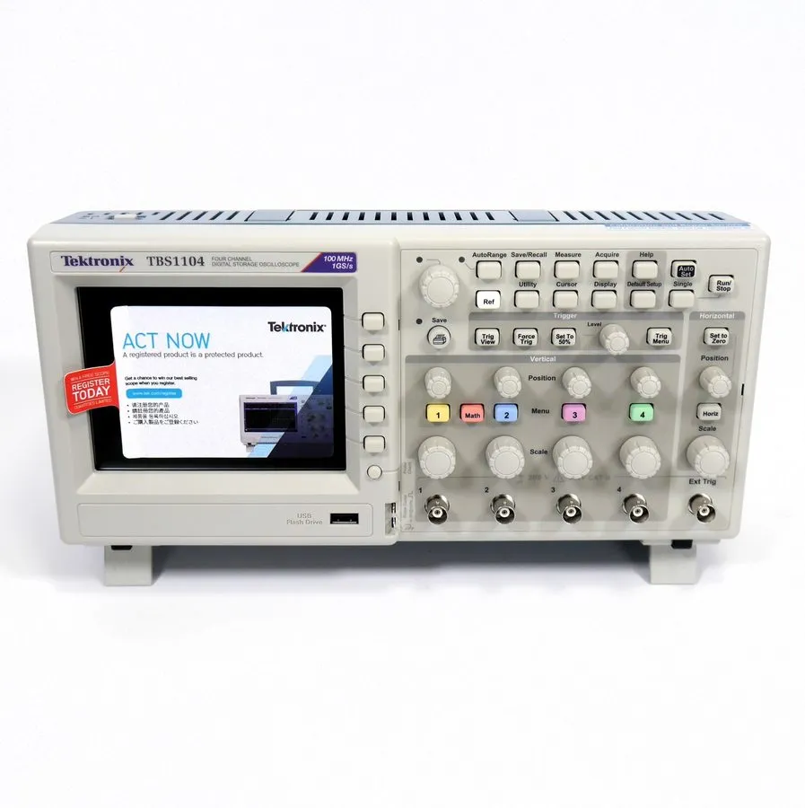 Осциллограф Tektronix TBS1104 Digi Oscilloscope 4 Channel 100MHZ 1GS/S Voltage P