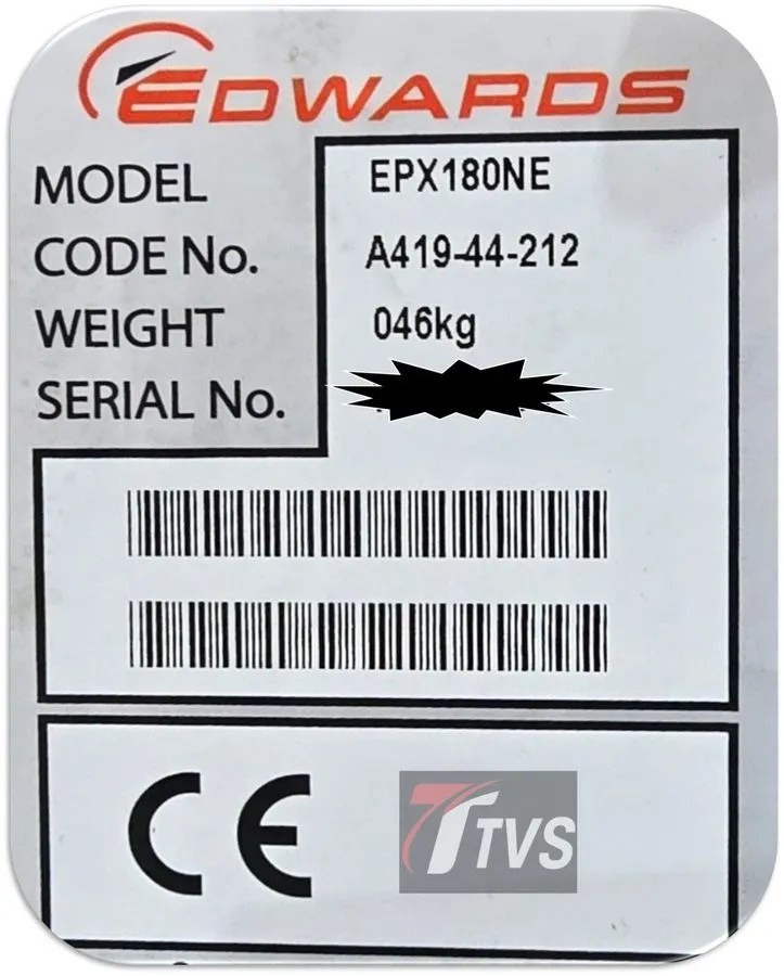 Насос EDWARDS EPX180NE Dry Vacuum Pump 200/208V Semiconductor A41944212