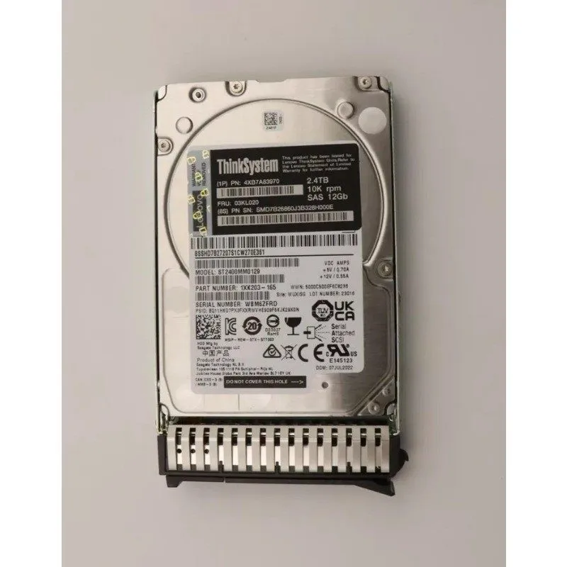 Жёсткий диск NewLenovo 4XB7A83970 03KL020 2.4TB 10K SAS 12Gb/s 2.5" 512e Hot Swa