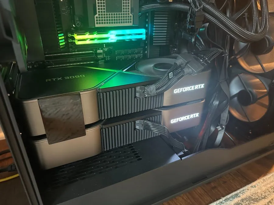 Модуль памяти AI Server 2x RTX 3090 FE NVLink 48GB Threadripper PRO 3955WX 128GB