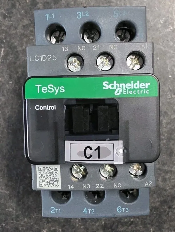 Контактор Schneider Electric LC1D25G7 TeSys D LC1D25 25A 3-Pole Contactor 120V A