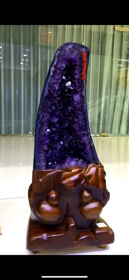Лабораторный прибор 50.16LB TOP Natural amethyst geode quartz carved crystal clu