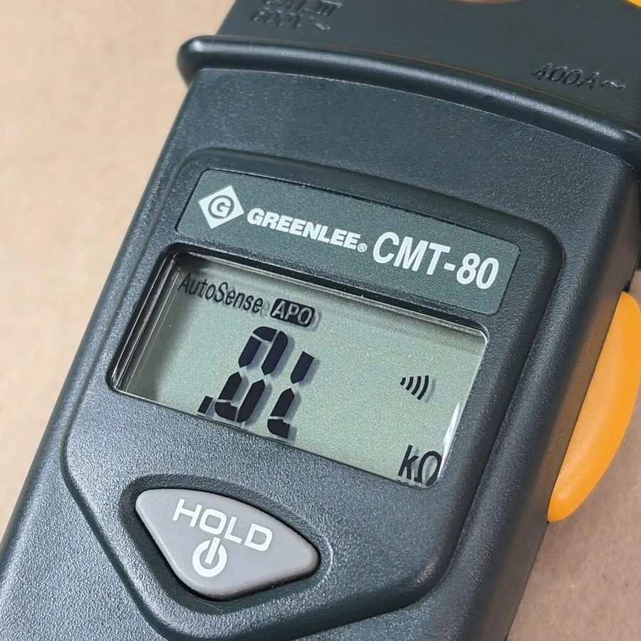 Тестер Greenlee CMT-80 CAT III 600V 400A Automatic Clamp Meter Tester with Leads — фото лота 1
