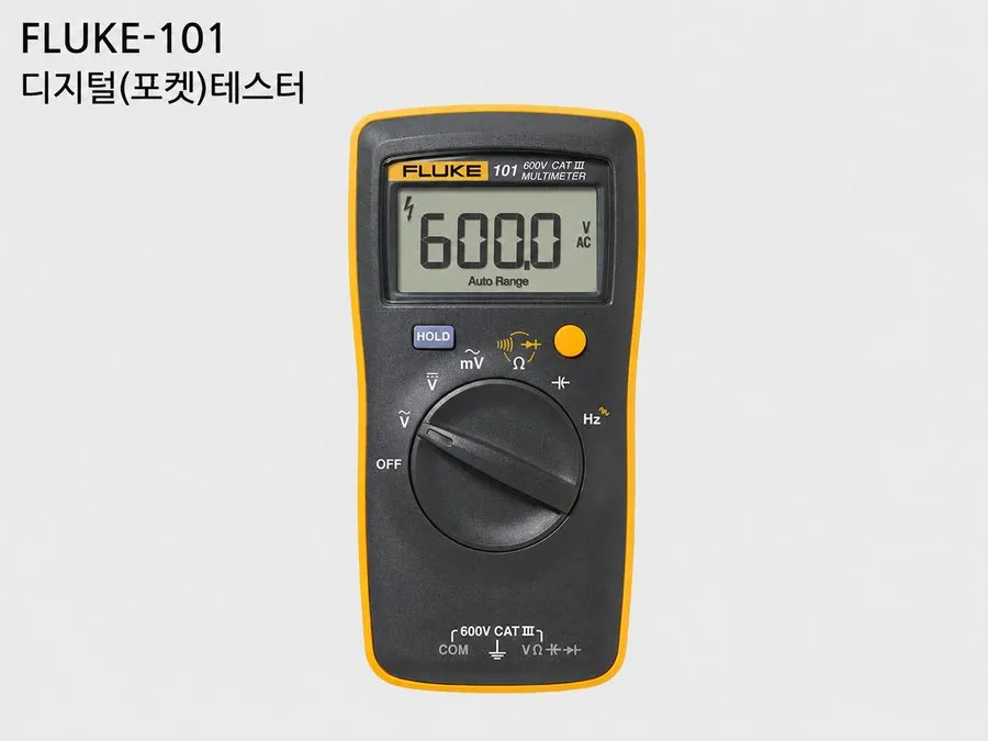 Тестер FLUKE 101 Digital Multimeter Pocket AC DC Volt Tester CAT III 600V