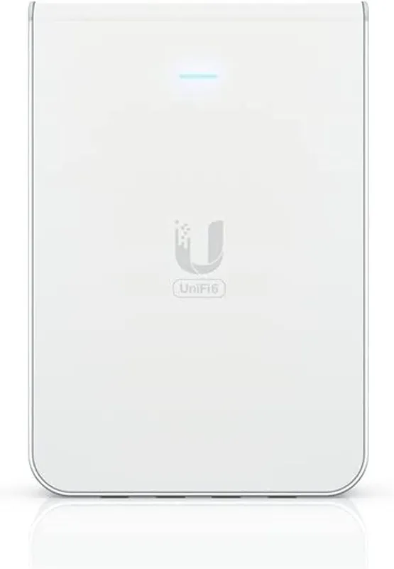 Точка доступа Wi-Fi Ubiquiti UniFi WiFi 6 Wireless In Wall Access Point & 4 Port