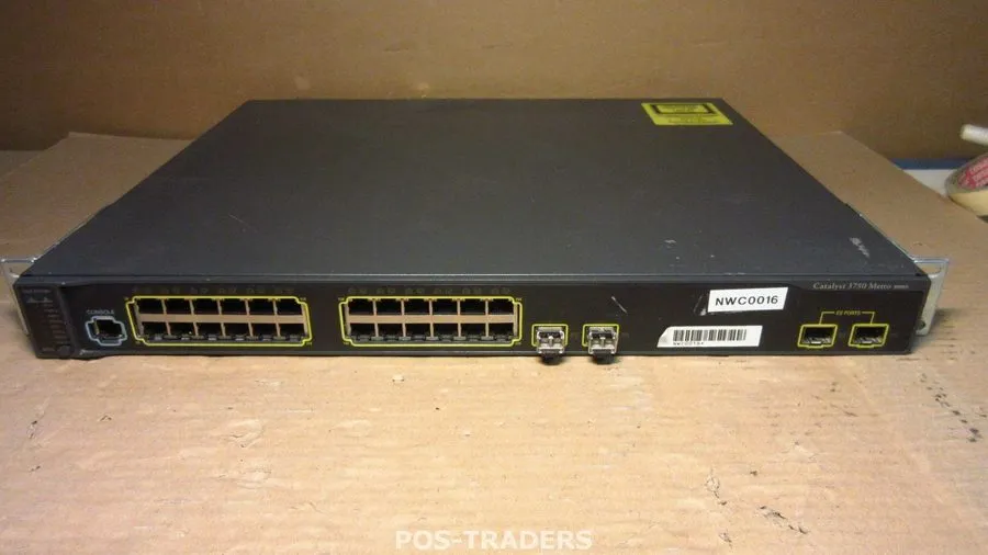 Коммутатор Cisco ME-C3750-24TE-M C3750 24 PORT WITH 2+2 sfp PORT SWITCH .90days