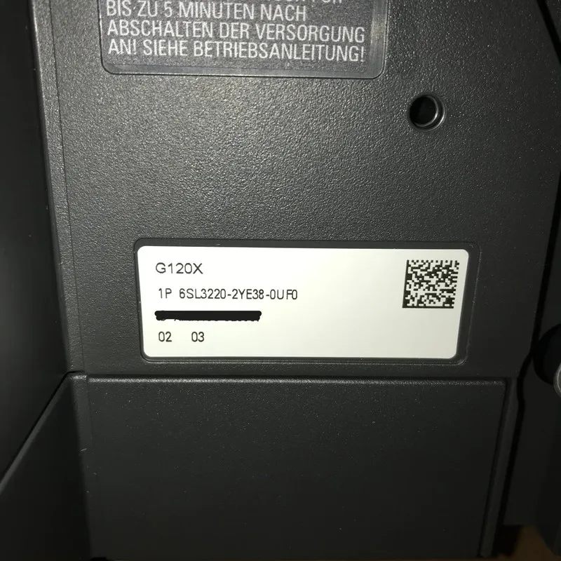 Частотный преобразователь Siemens Sinamics G120X 6SL3220-2YE38-0UF0 Drive — фото лота 2