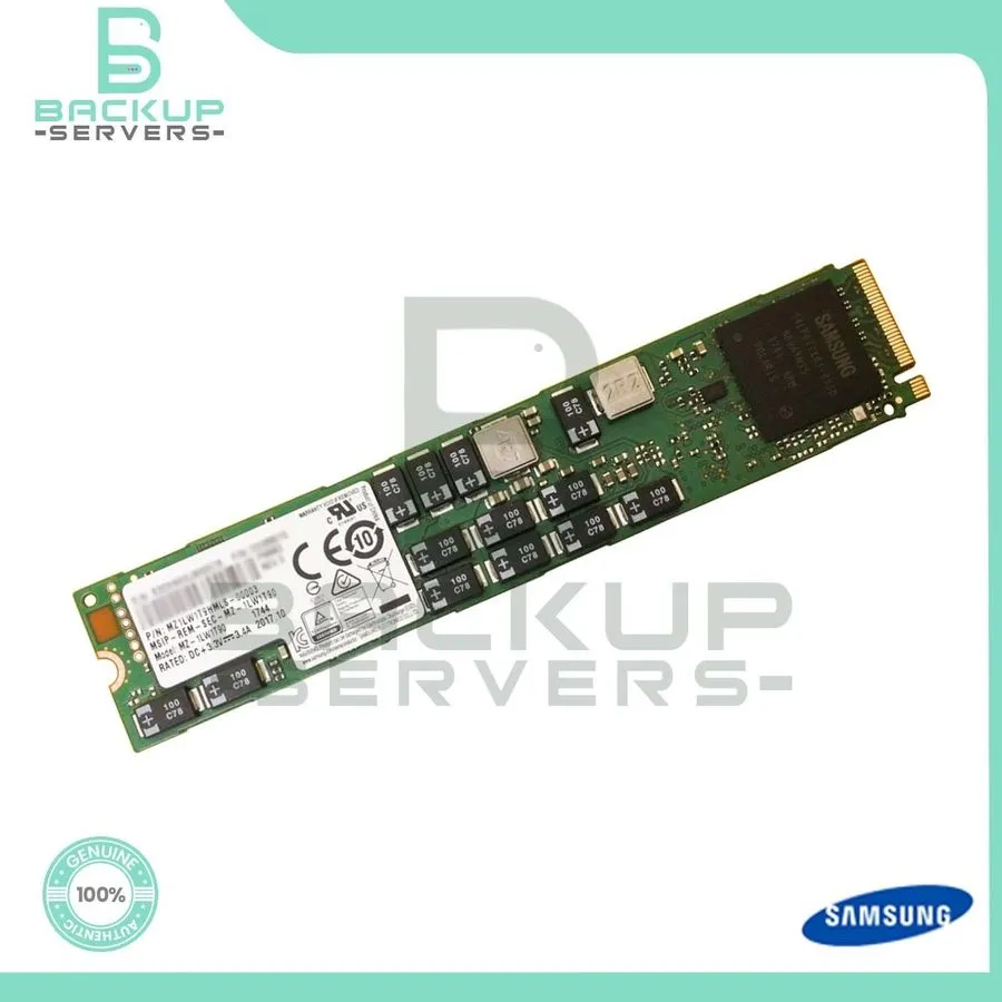 SSD-накопитель MZ-1LW1T90 Samsung PM963 Series 1.92TB NVME PCIe M.2 2210 SSD MZ1