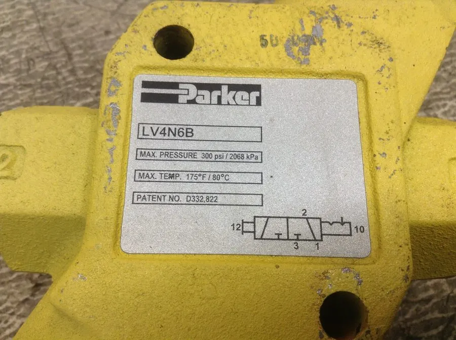 Пневмоклапан Parker LV4N6B Pneumatic Lockout Valve 300psi 1/2in Npt