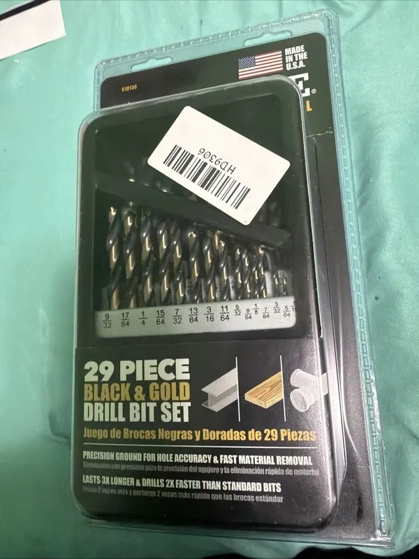 Режущий инструмент C18130 Cle-Line Black & Gold Drill Bit Set