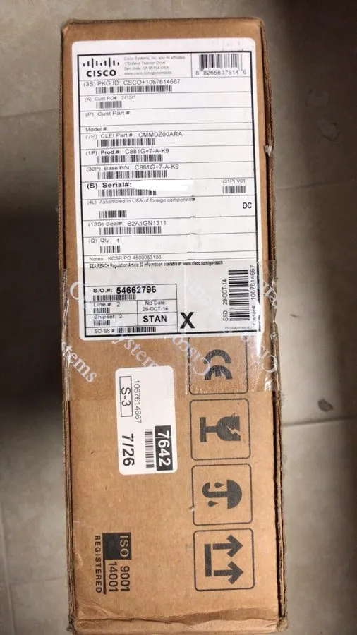 Маршрутизатор Cisco C881G+7-A-K9 router