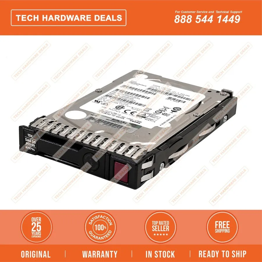 Жёсткий диск 759202-003 HPE 600GB SAS 12G 15K SFF SC DS HDD