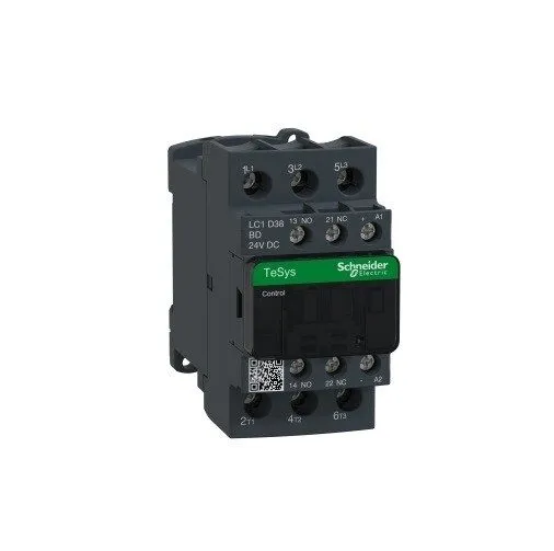 Контактор Schneider LC1D38BD TeSys Deca IEC Contactor 38A 24V DC Coil 3-Pole