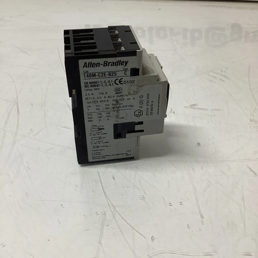 Автоматический выключатель Allen Bradley 140M-C2E-B25 Motor Protection Circuit B — фото лота 2