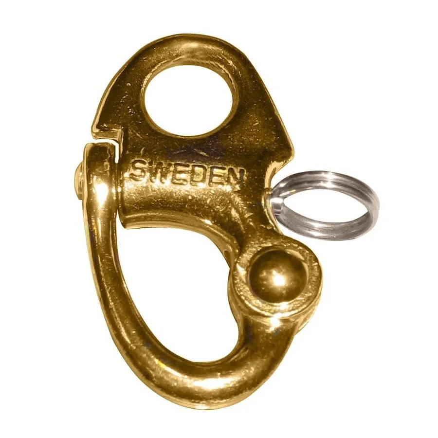 Такелажная скоба RF6002 Ronstan Brass Snap Shackle Fixed Bail 59.3mm2-5/16" Leng — фото лота 1