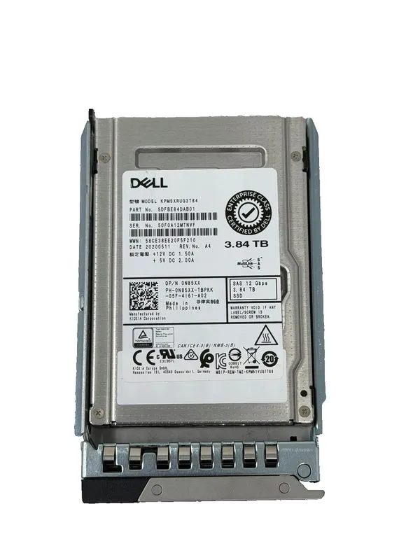 SSD-накопитель Dell N85XX / KIOXIA Toshiba KPM5XRUG3T84 SDFBE84DAB01 3.84TB 12Gb — фото лота 2