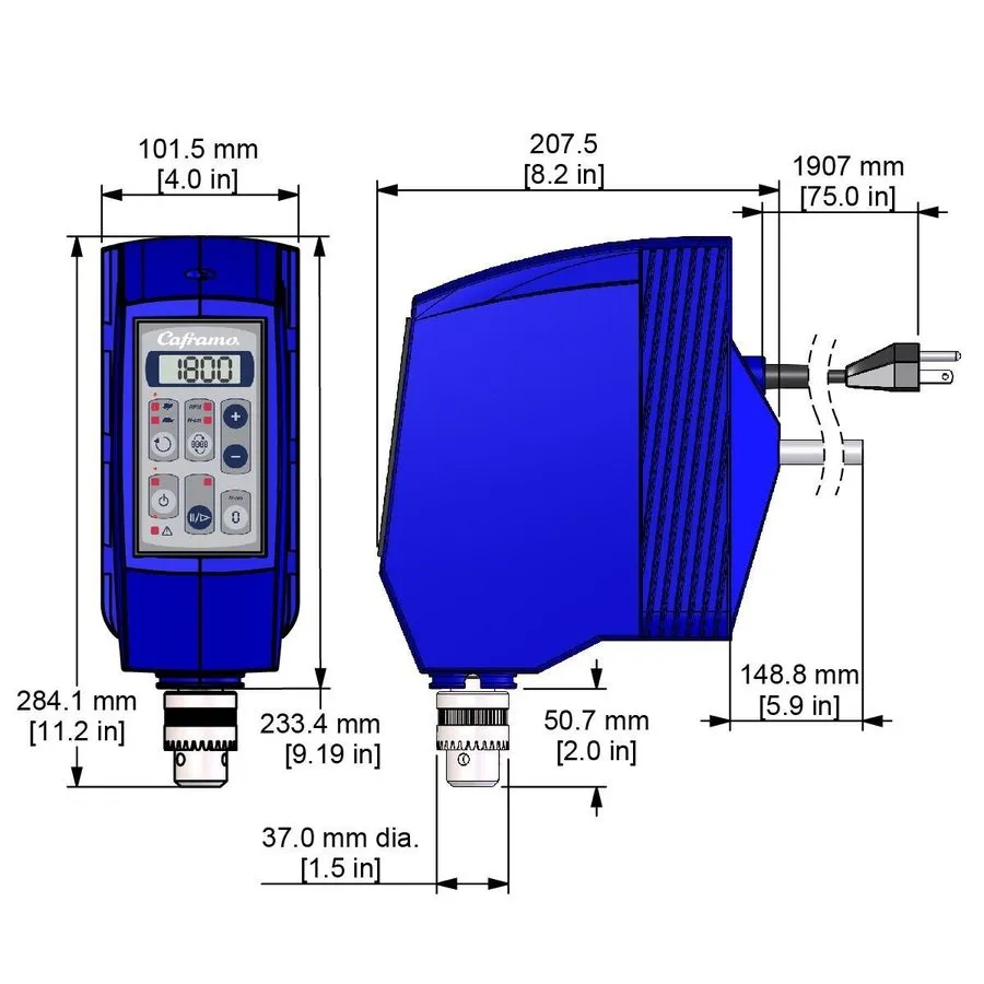 Магнитная мешалка Caframo BDC1850 Ultra Torque Overhead Stirrer — фото лота 1