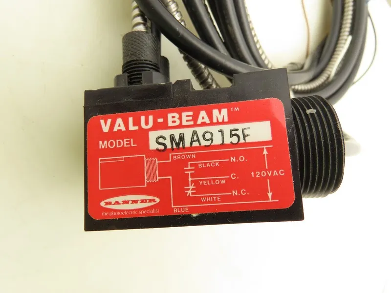 Фотоэлектрический датчик Banner SMA915F Valu-Beam Fiber Optic Photoelectric Sens