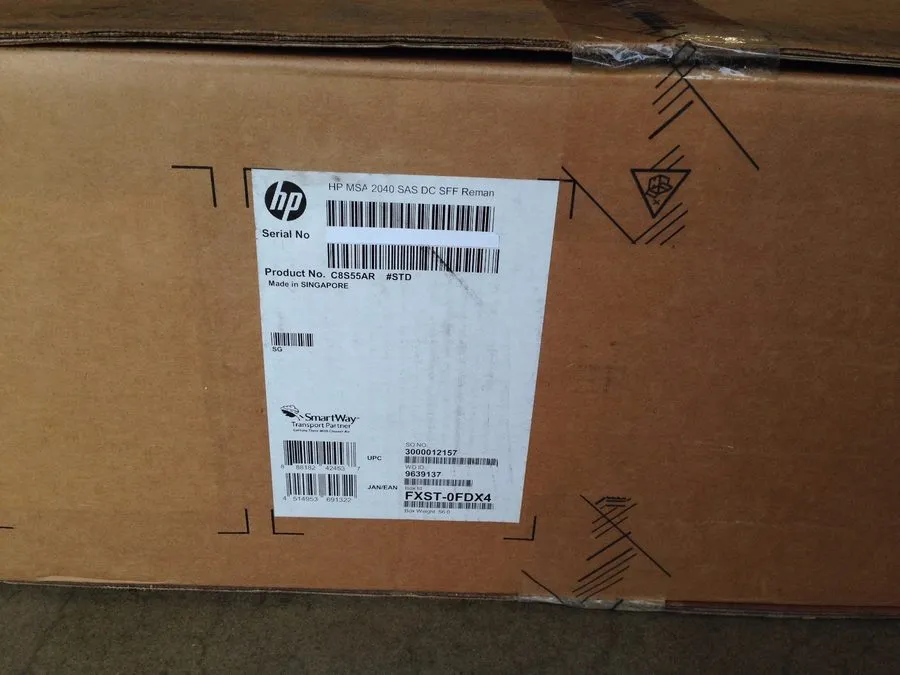 СХД C8S55A 738367-001 HPE MSA 2040 SAS DC SFF 2.5" Storage w/2 C8S53A HPE RENEW 