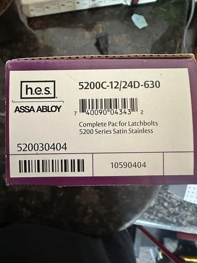 Оборудование видеонаблюдения Assa Abloy HES 5200C-12/24D-630 Electric Strike Com