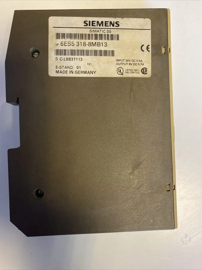 Модуль ввода-вывода Siemens 6ES5318-8MB13 SIMATIC S5 IM318-B Profibus Slave ET20 — фото лота 1