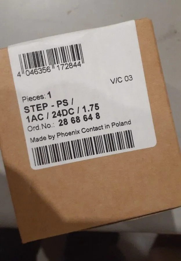 Блок питания Phoenix Contact STEP-PS 2868648 24VDC 1.75A 42W DIN Rail Power Supp