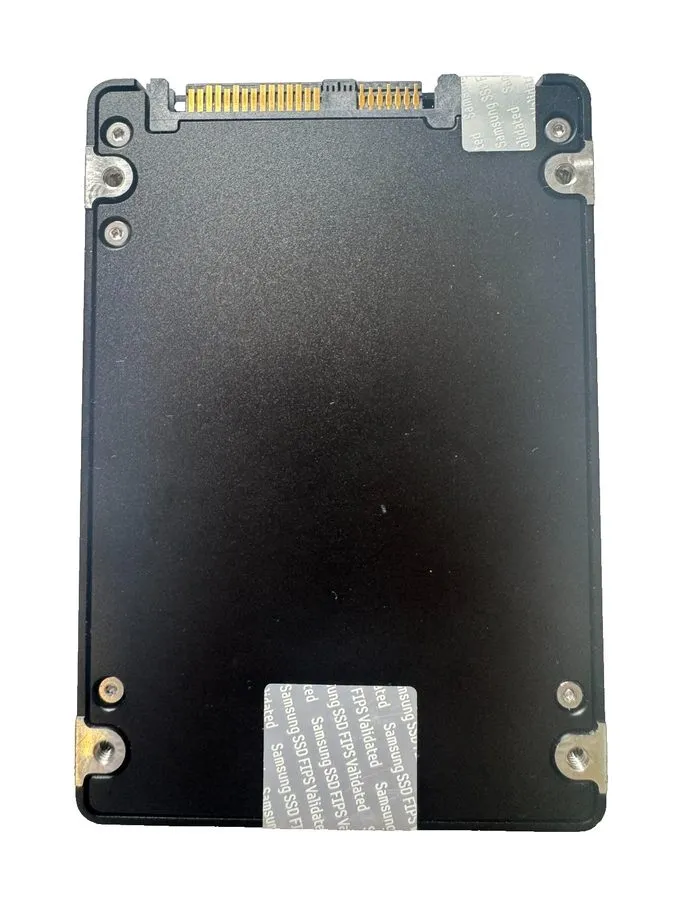 HPE SAMSUNG PM1643 15.36TB 2.5" SAS SSD 12Gbps/512b/sector/Excellent HEALTH-98%