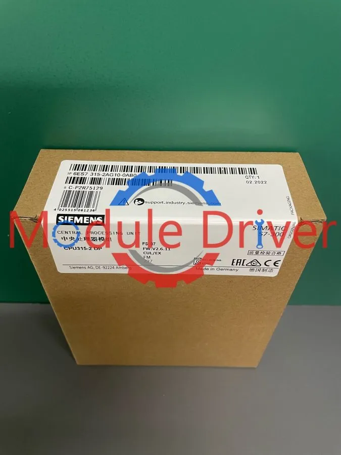ПЛК Siemens 6ES7 315-2AG10-0AB0 1 YEAR 6ES7315-2AG10-0AB0