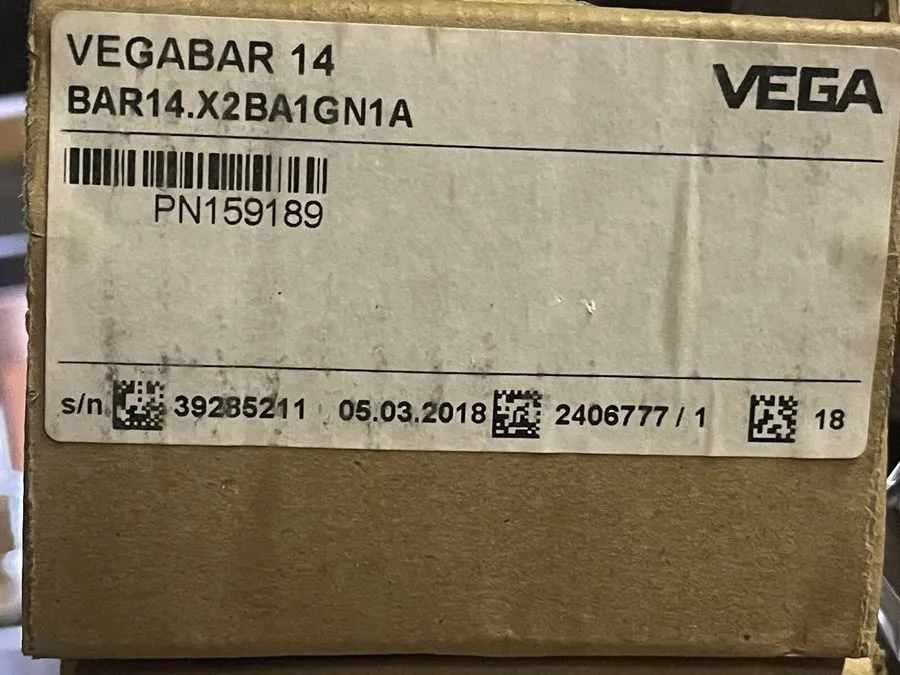 Датчик давления VEGA VEGABAR 14 PROCESS PRESSURE MEASUREMENT TRANSMITTER BAR14.X — фото лота 2