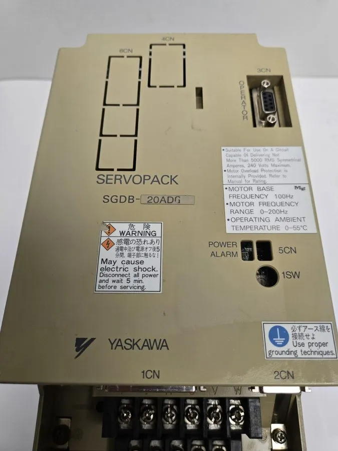 Сервопривод Yaskawa Electric Sgdb-20Adg Servopack Servo Drive