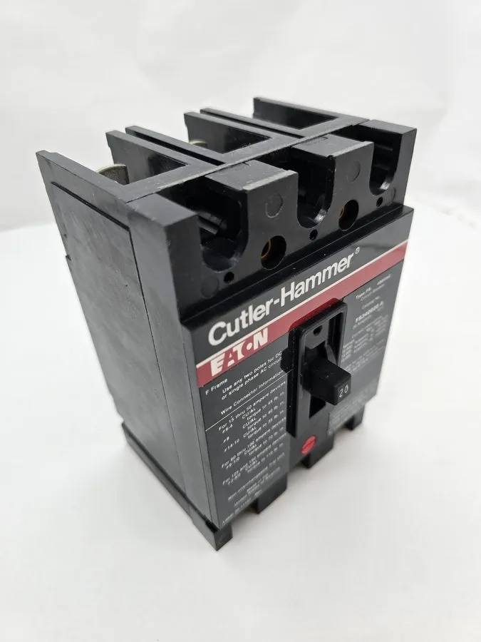 Автоматический выключатель Eaton Cutler Hammer FS340020A 20 Amp 3 Pole 480V FS C