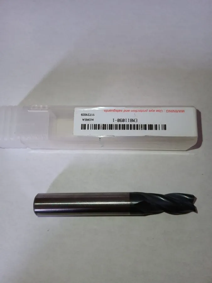 Режущий инструмент YG-1 X-POWER EM811090 4F 9 mm solid carbide square end mill (