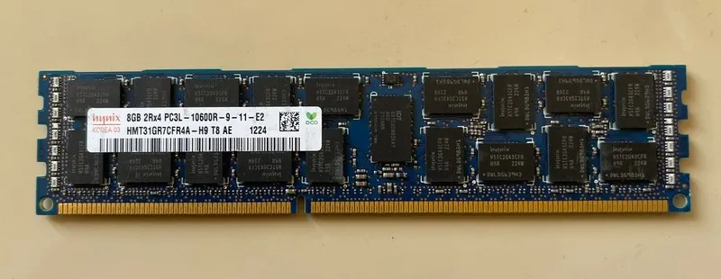 Модуль памяти Hynix 8GB 2Rx4 PC3-10600R DDR3 ECC Server RAM HMT31GR7CFR4A-H9