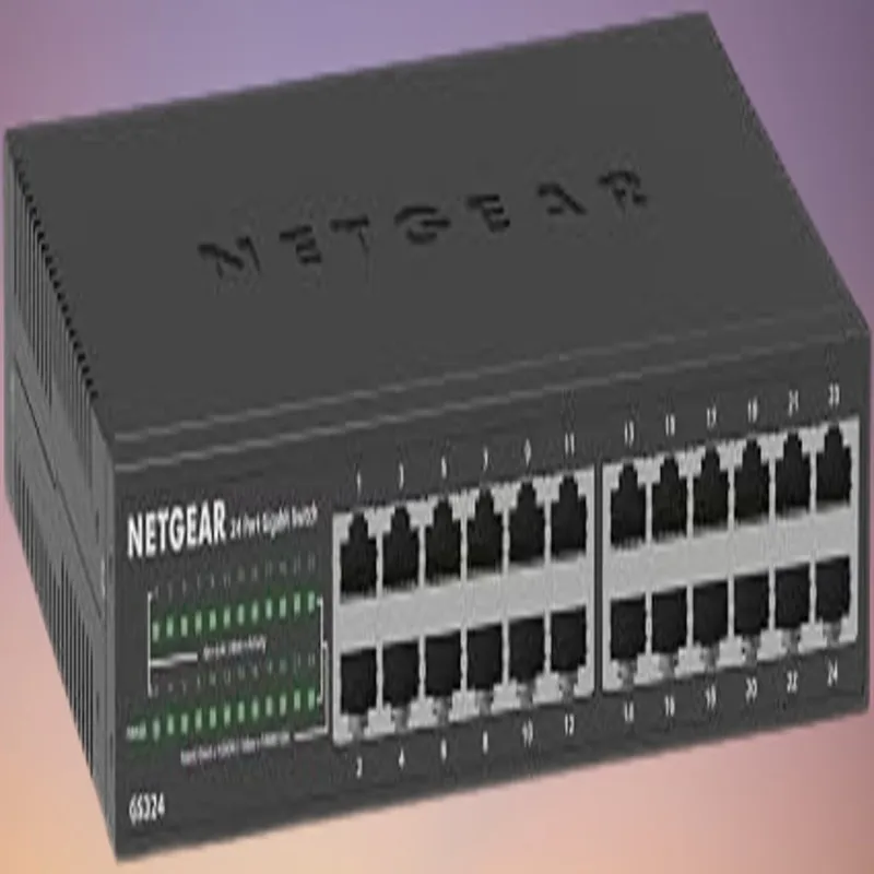 Коммутатор NETGEAR GS324 24-Port Gigabit Ethernet Unmanaged Switch Black