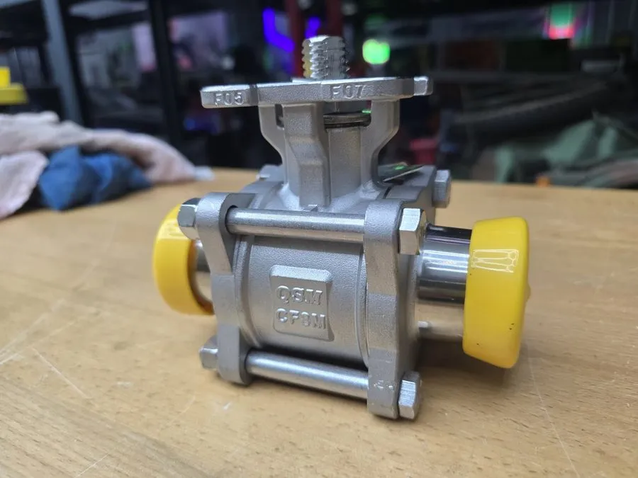 Клапан QSM TRU-FLO 1 1/2" Stainless Steel Ball Valve 316 Triclamp 33NF-SN-1 1/2” — фото лота 1
