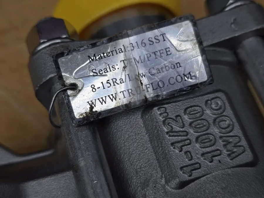 Клапан QSM TRU-FLO 1 1/2" Stainless Steel Ball Valve 316 Triclamp 33NF-SN-1 1/2” — фото лота 2