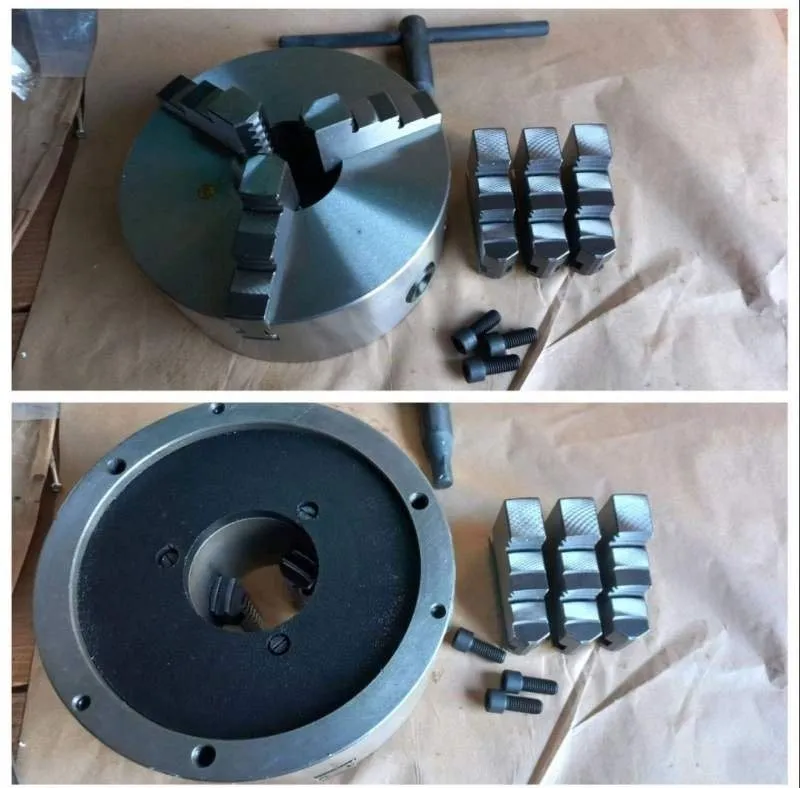 Режущий инструмент 200mm 3-Jaw Lathe Chuck 8" Manual Self-Centering 7100-0007 Fl — фото лота 1