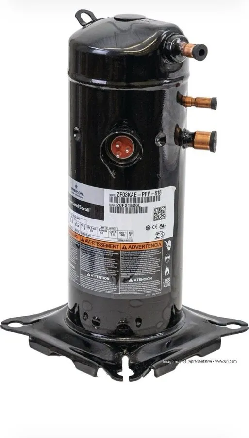 Компрессор Copeland ZB06KAE-PFV-818 Hermetic Scroll Compressor 208/230V 1PH 6000 — фото лота 1