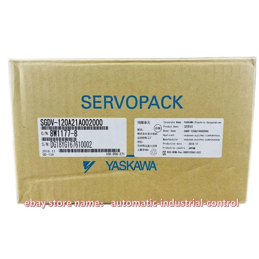 Сервопривод Yaskawa SGDV-120A21A002000 AC Servo Driver In Box Expedited Ship