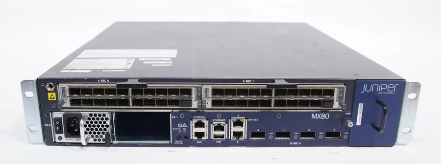 Маршрутизатор Juniper MX80-AC Router with 2x MIC-3D-20GE-SFP Modules