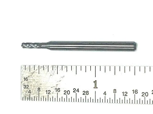 Режущий инструмент 3 QCT 5/64" DIAMETER CARBIDE ENDMILL 404-0781-BN. 4 FL BALL 3