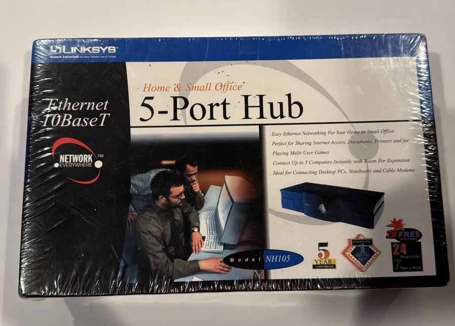 Коммутатор Linksys Home And Small Office (NH1005) 5-Ports External Hub