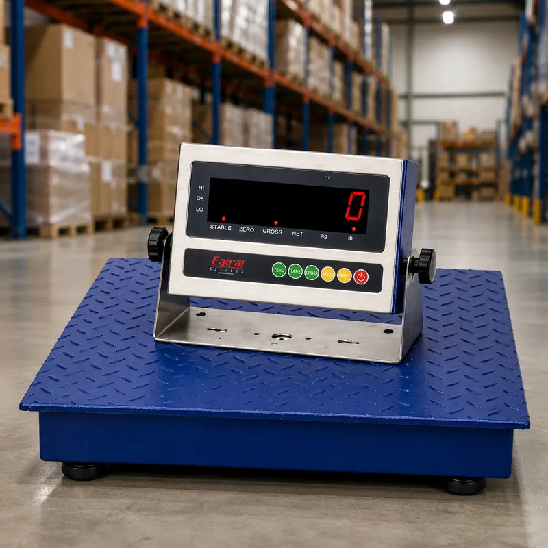 Весы PS-700-3x3 (36"x 36") Industrial Floor Scale with Metal Indicator 5000 lbs