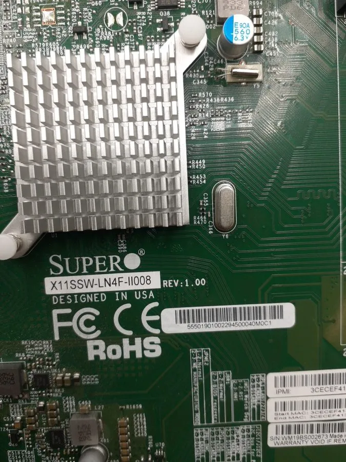 Материнская плата Supermicro X11SSW-LN4F-II008 Server Motherboard — фото лота 1