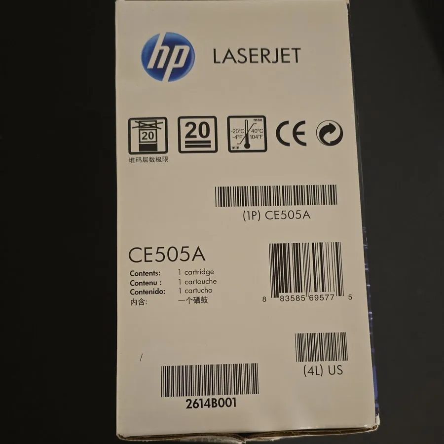 Принтер HP 05A CE505A Black Laser Toner Cartridge
