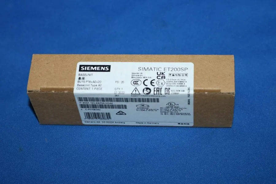 Модуль ввода-вывода SIEMENS 6ES7193-6BP00-0DA0. SIMATIC ET 200SP, Base Unit BU15